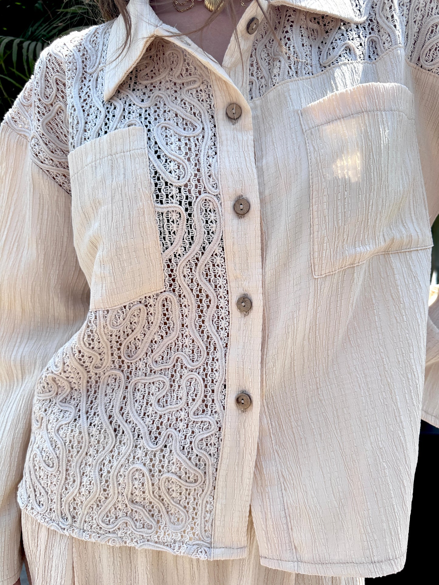 Sandwave Shirt In Beige