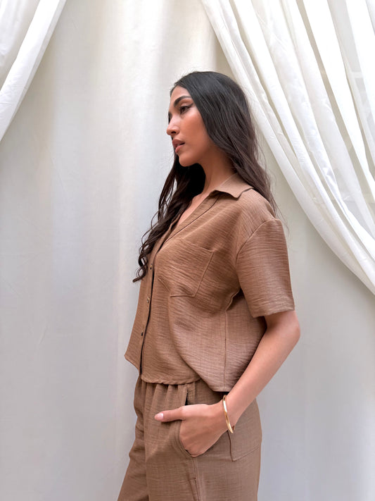 Terra Soft Shirt In Brown