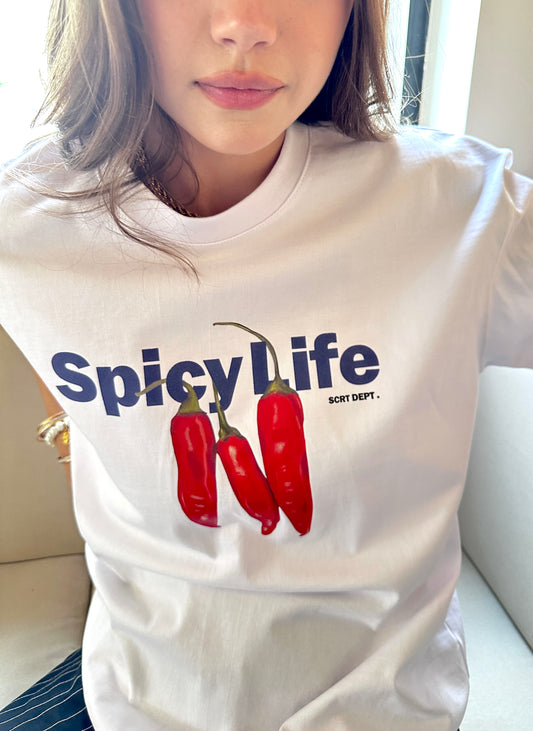 Hot Mood Tee In White