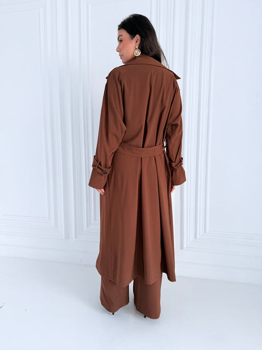 The Muse Trench In Brown