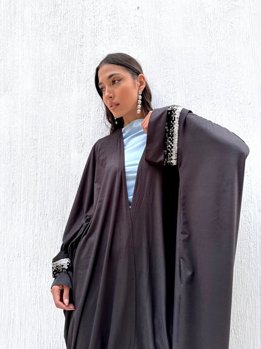 The Flow Kaftan In Black