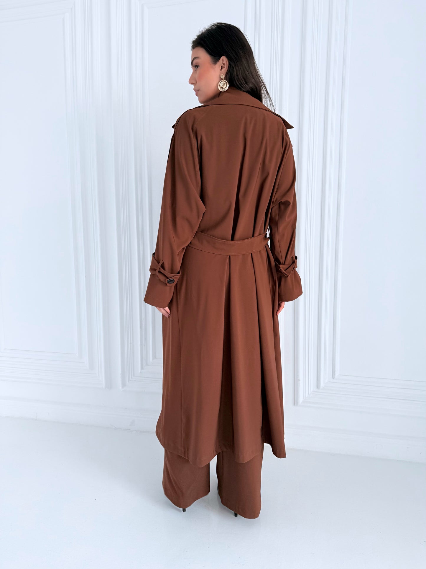 The Muse Trench In Brown