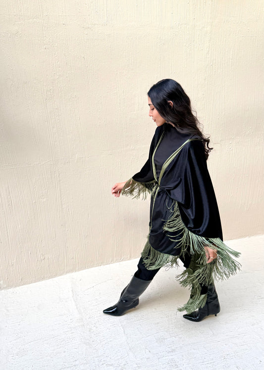 Fringe Motion Poncho