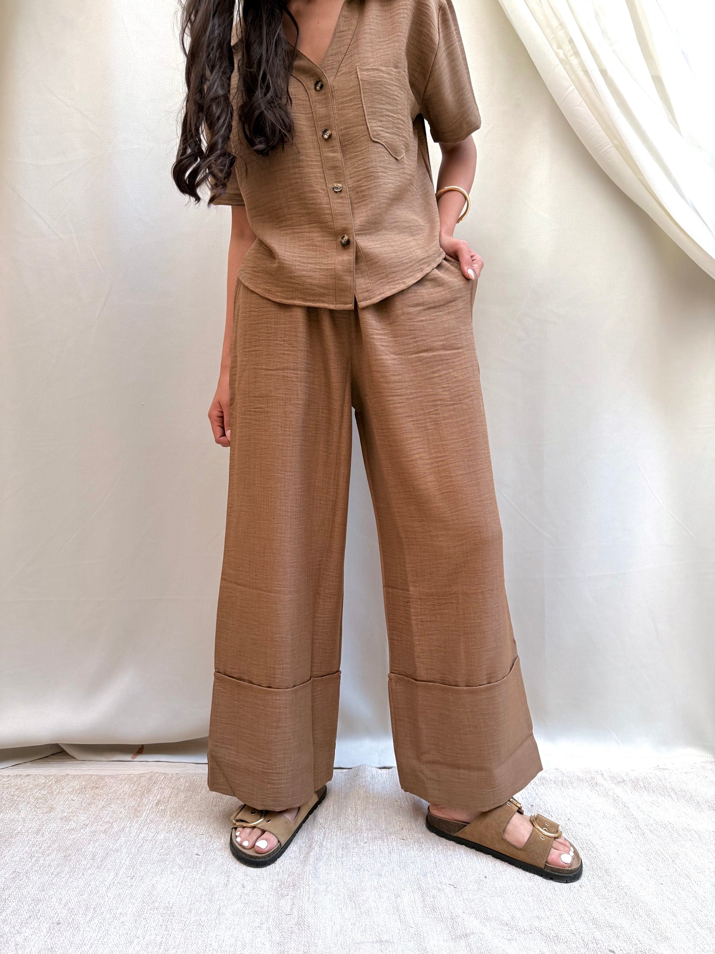 Terra Wide Pants In Brown