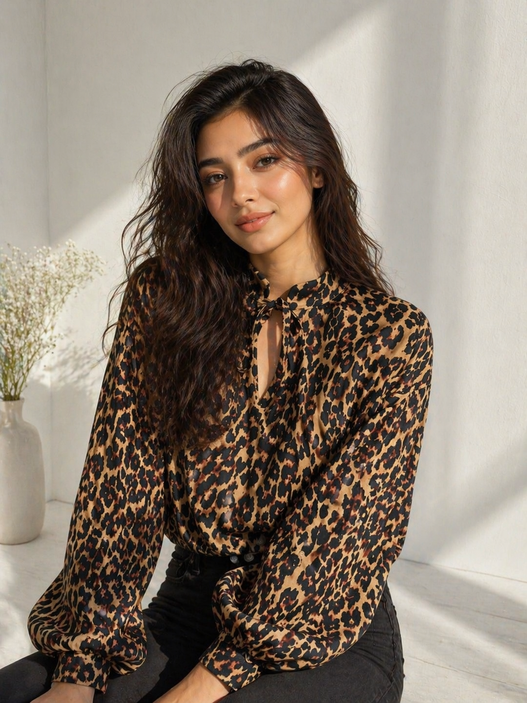 Leopard Aura Top