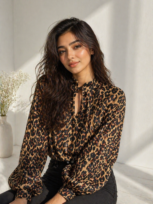 Leopard Aura Top