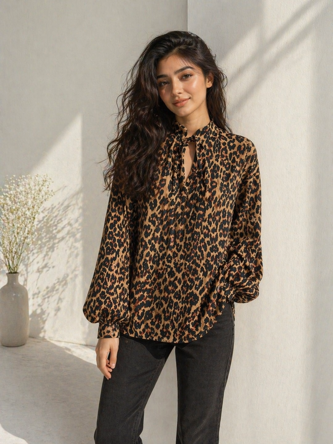 Leopard Aura Top