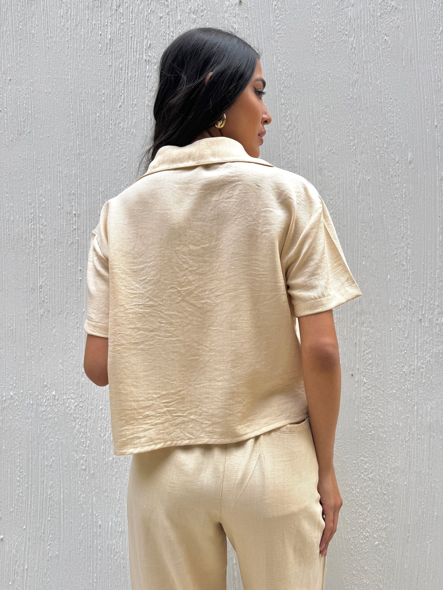 Terra Soft Shirt In Beige