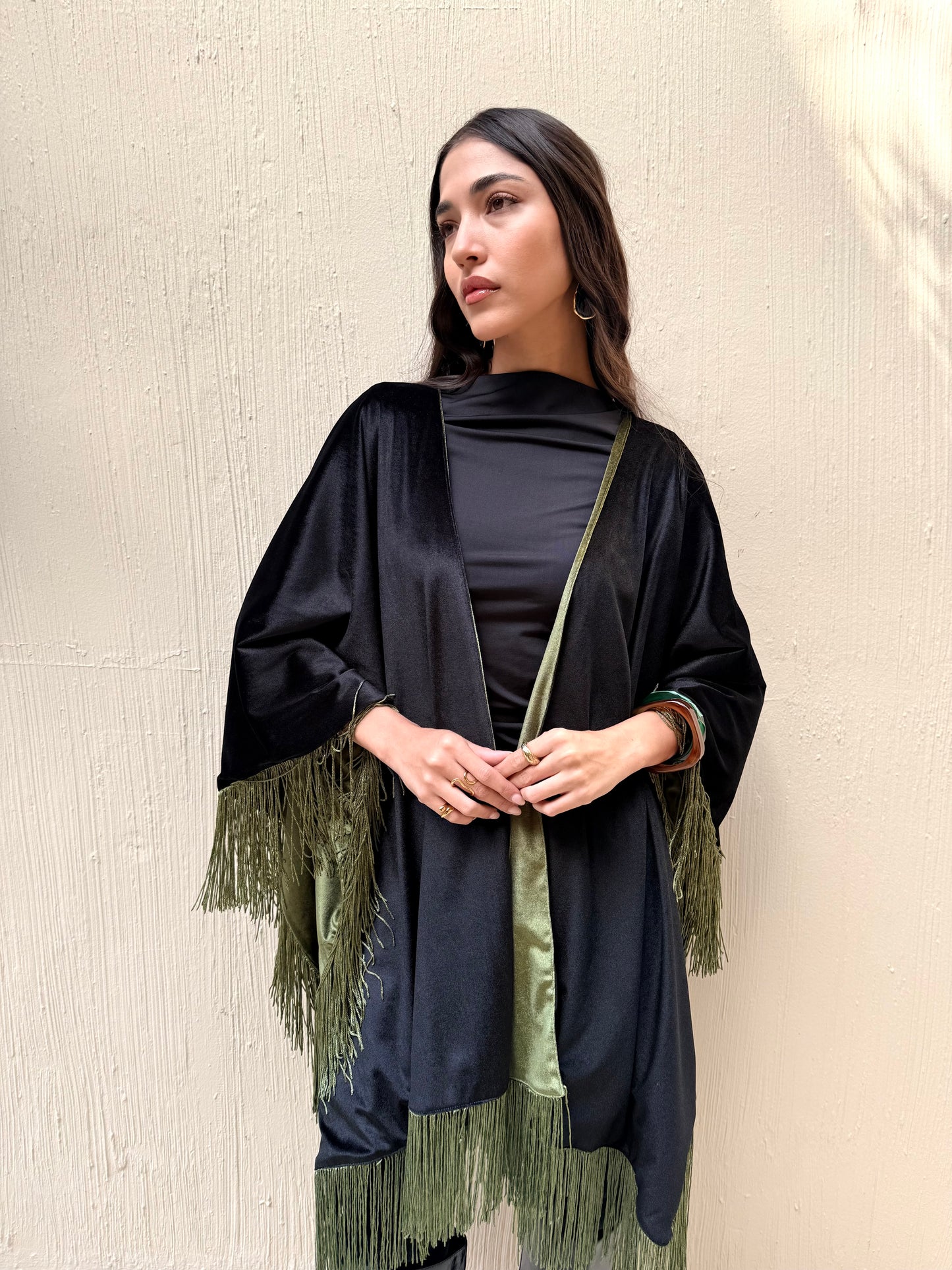 Fringe Motion Poncho