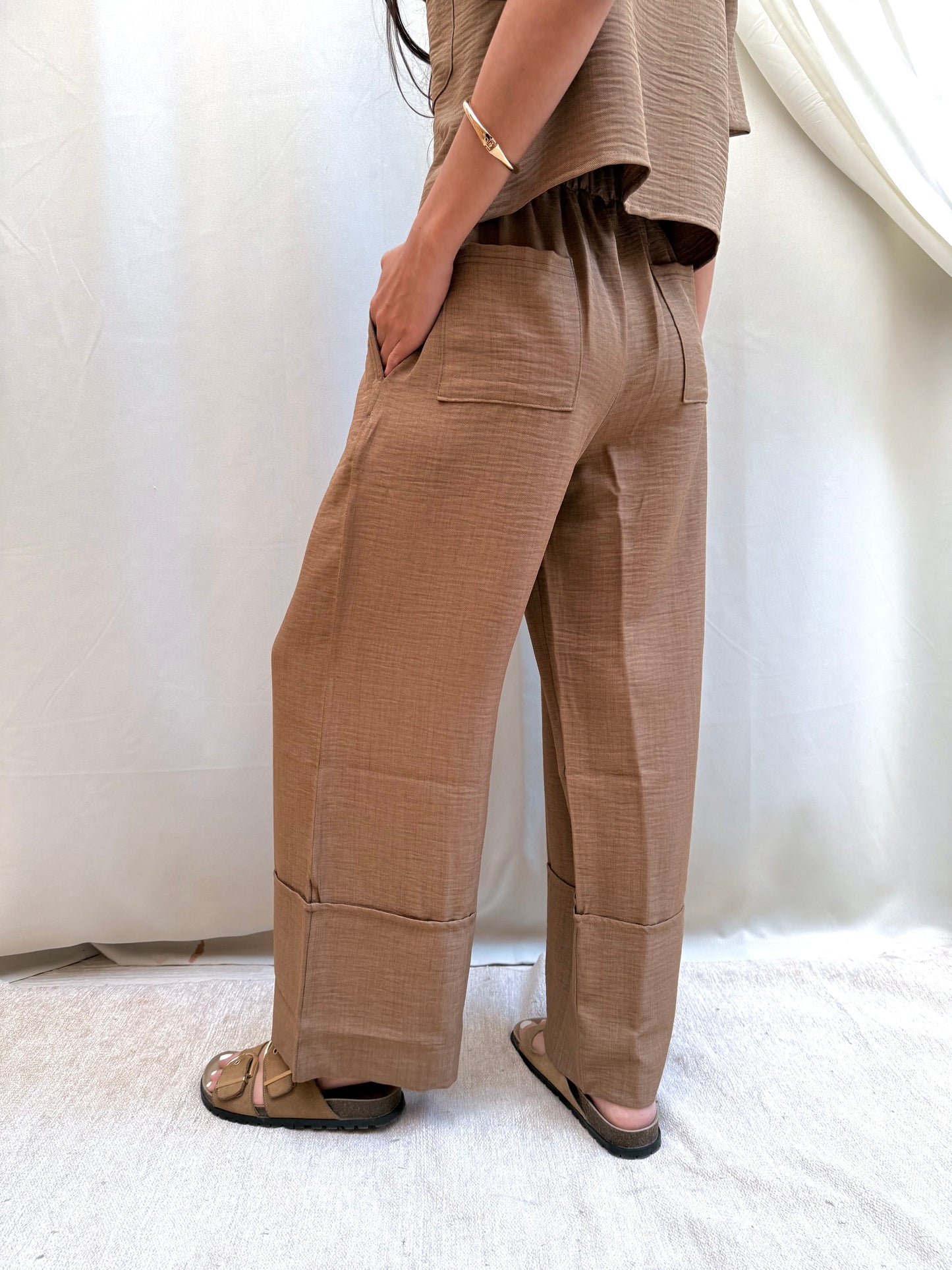 Terra Wide Pants In Brown