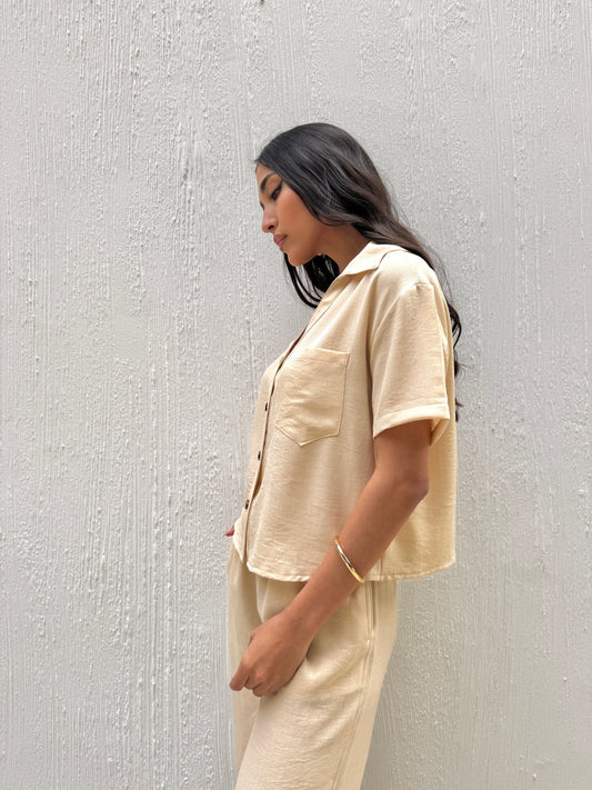 Terra Soft Shirt In Beige