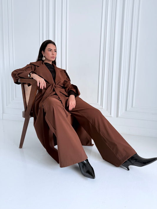 City Line Pants In Brown