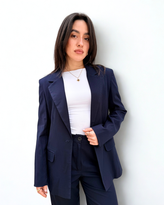 The Essential Blazer In DarkBlue