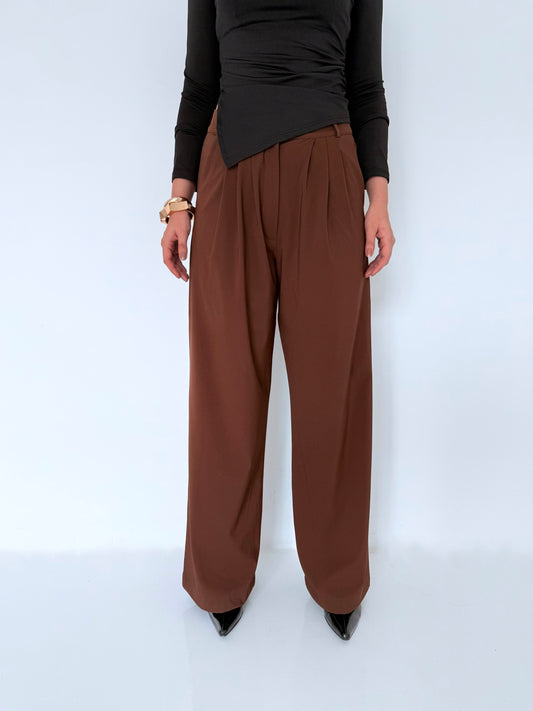 City Line Pants In Brown