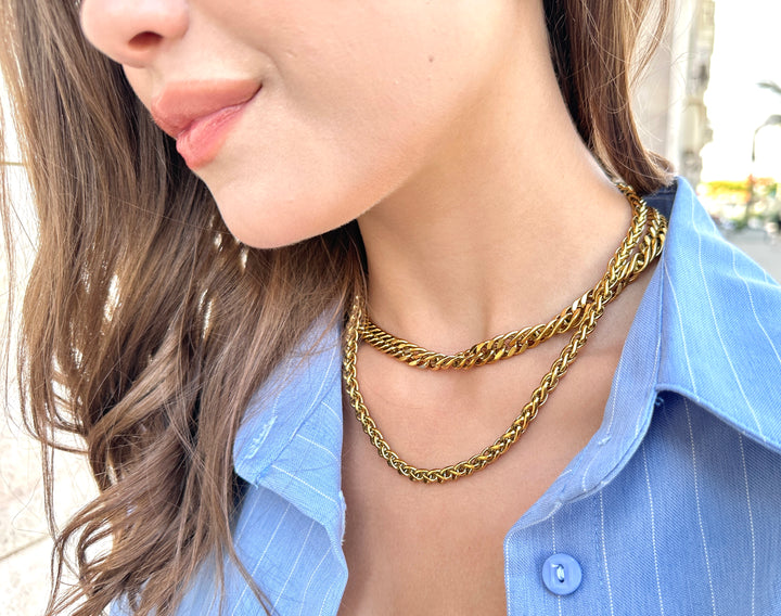 Golden Twist Necklace