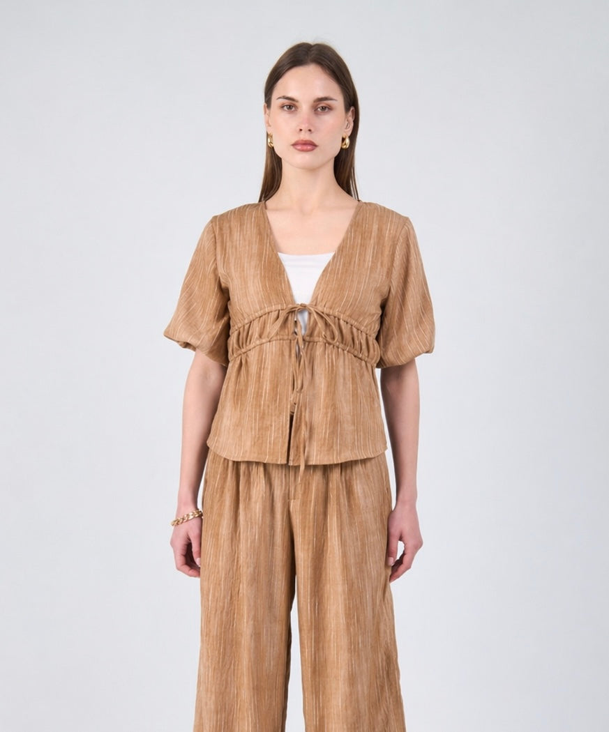 Breeze Tie-Front Blouse