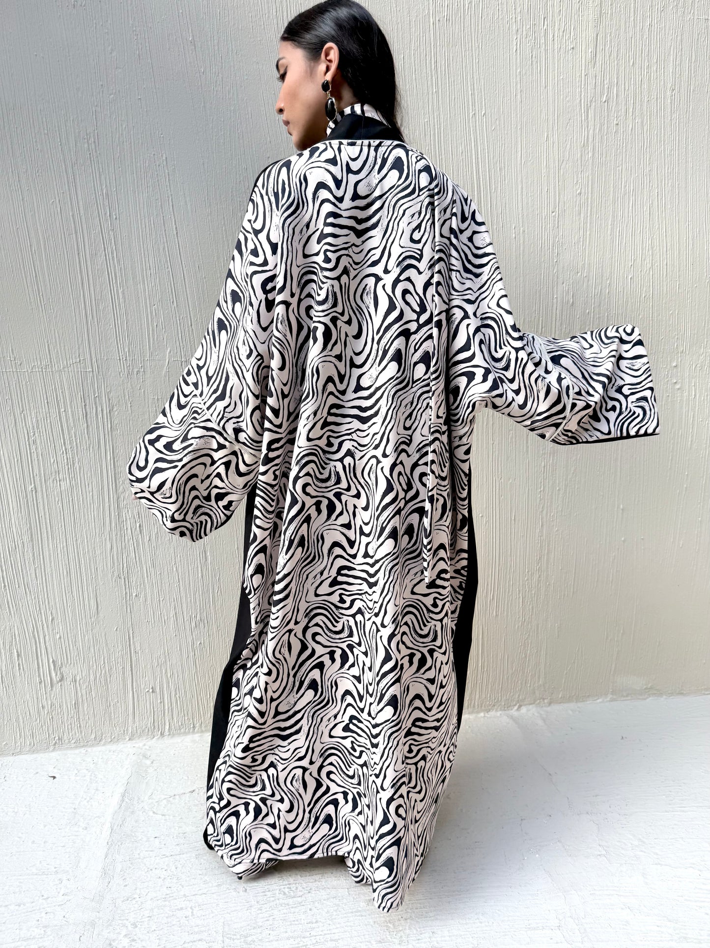 Ripple Print Kaftan