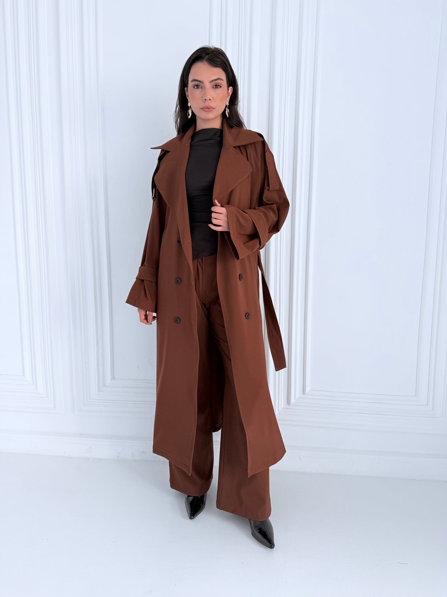 The Muse Trench In Brown