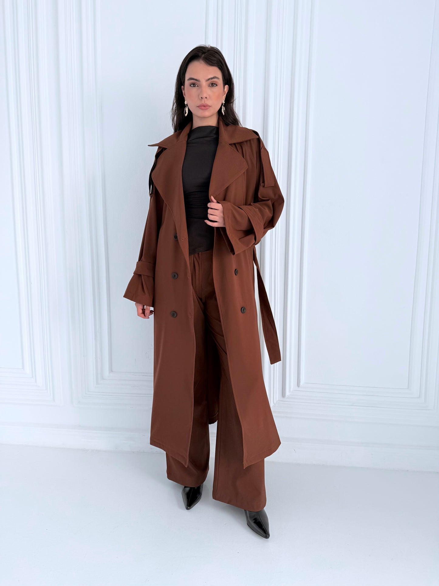The Muse Trench In Brown