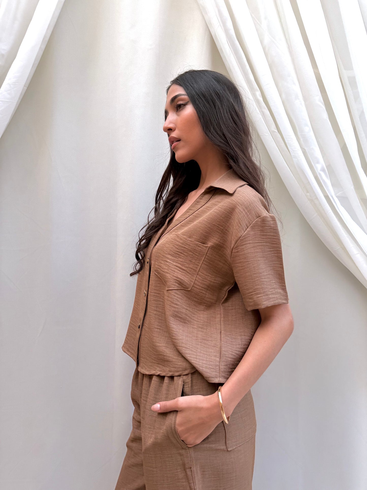 Terra Soft Shirt In Brown