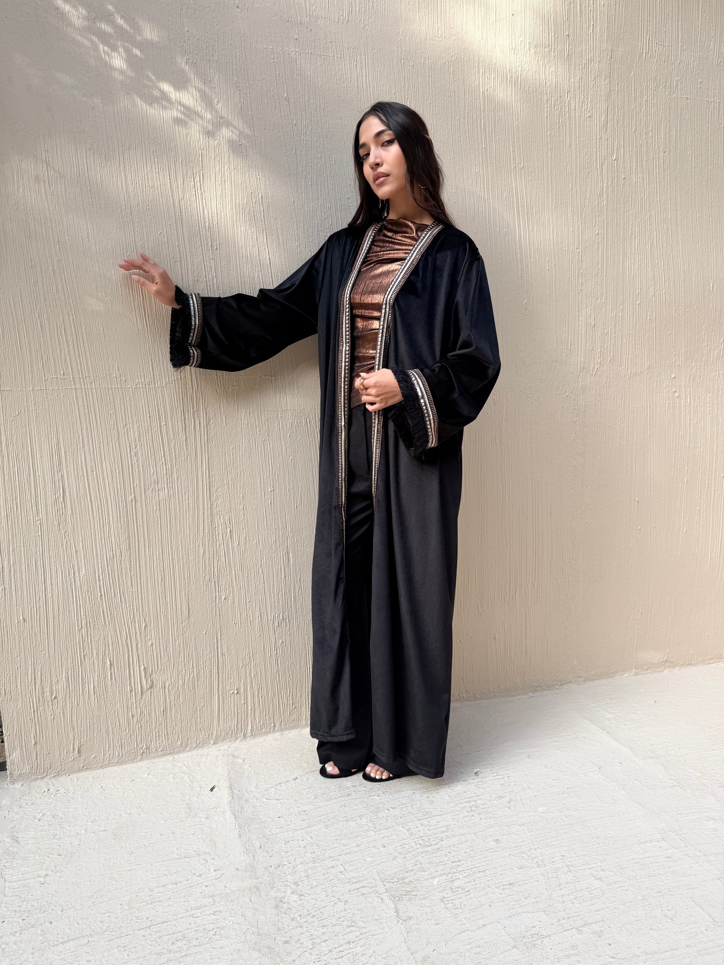 Fringe Frame Kaftan