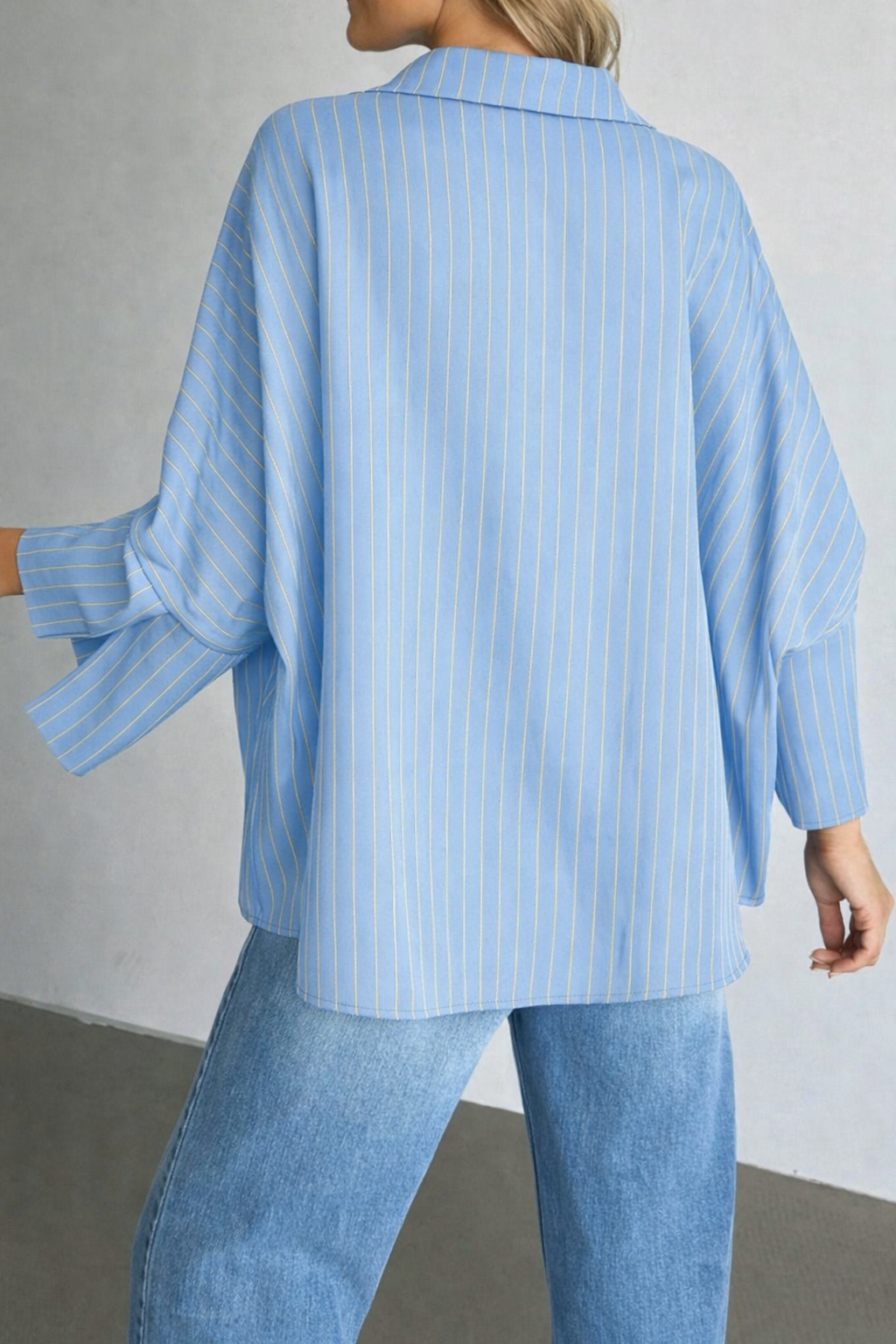 Soft Line Shirt In BabyBlue