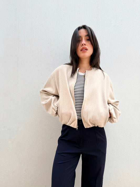 Parachute Jacket Beige