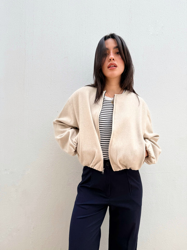 Parachute Jacket Beige