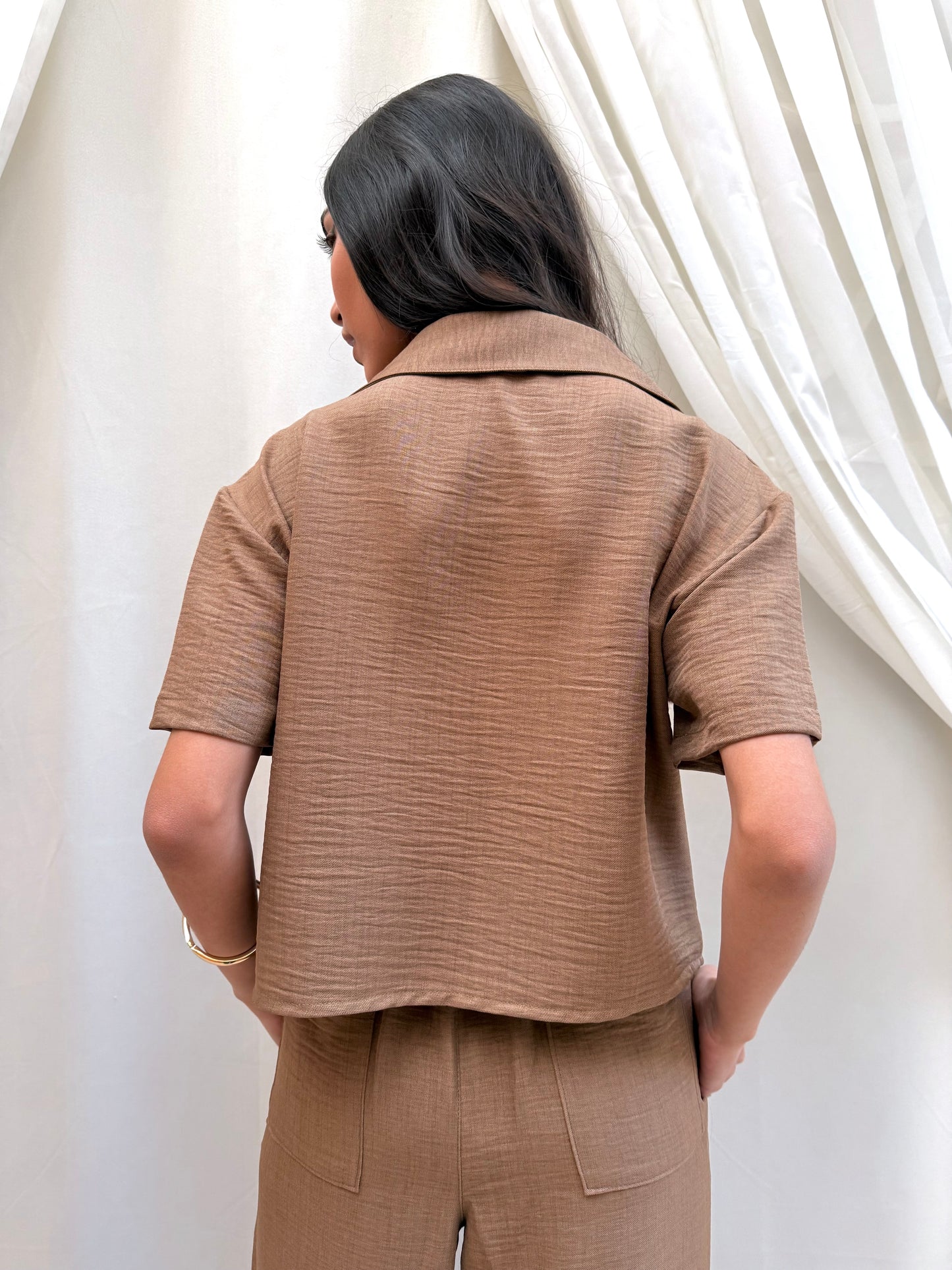 Terra Soft Shirt In Brown