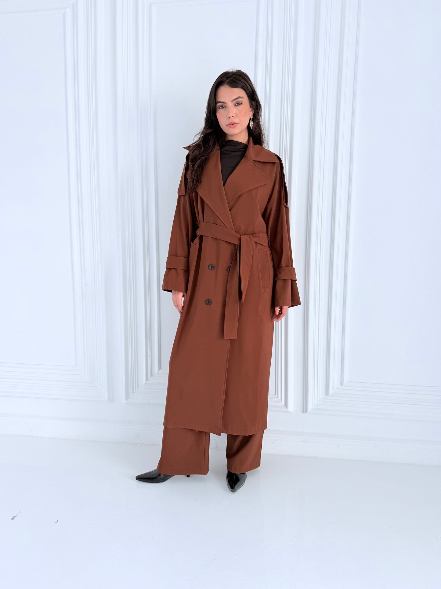 The Muse Trench In Brown