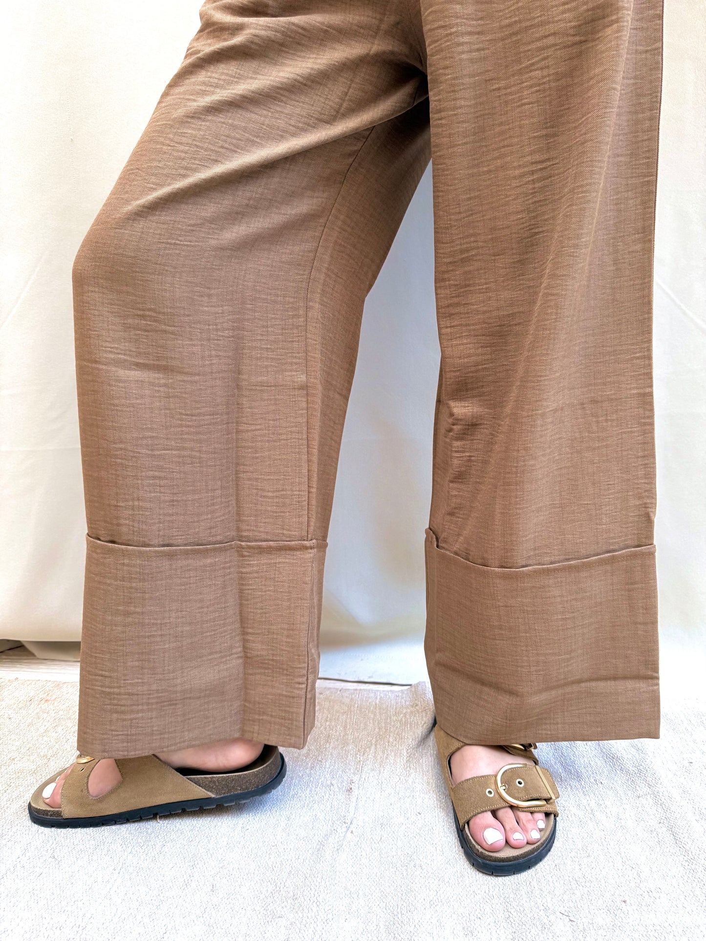 Terra Wide Pants In Brown