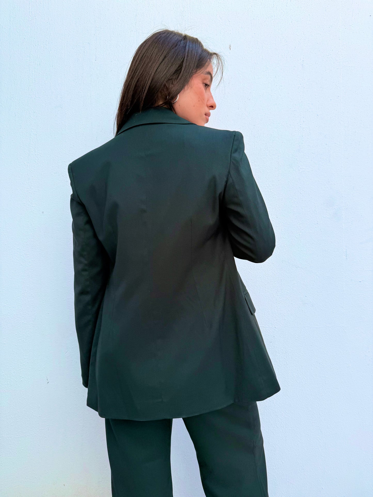 The Essential Blazer In Emerald Green