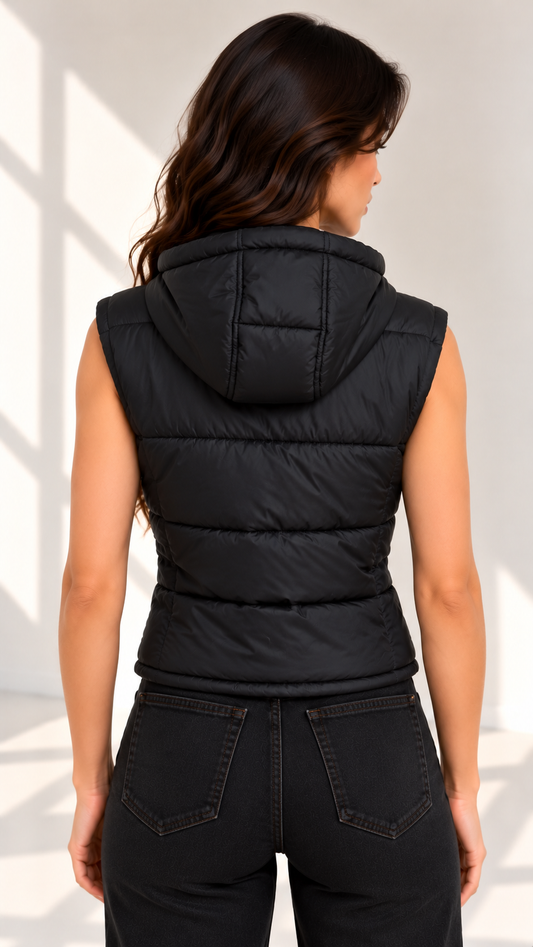 Hooded Puffer Vest