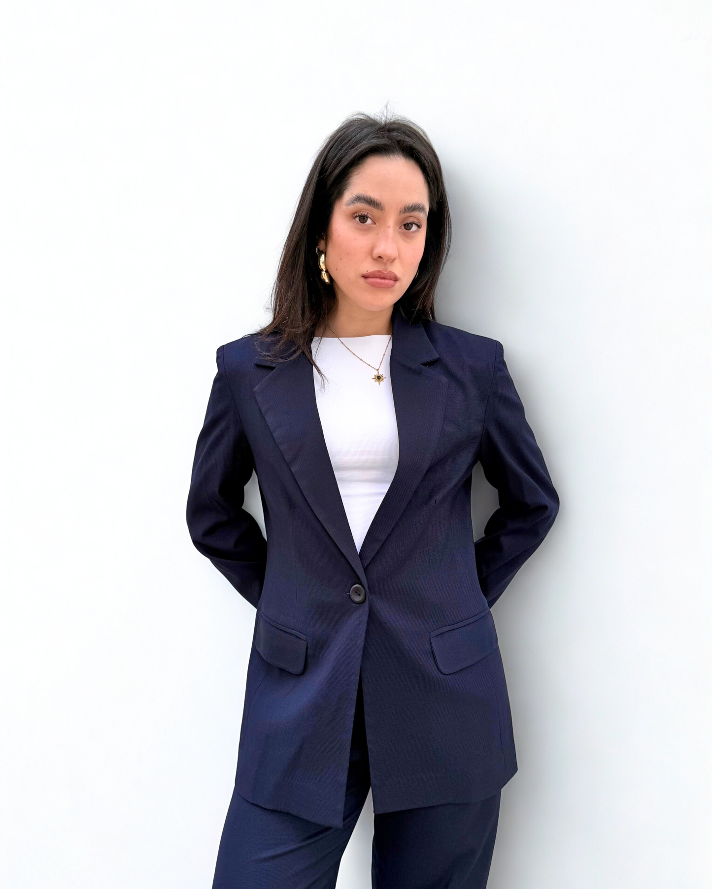 The Essential Blazer In DarkBlue
