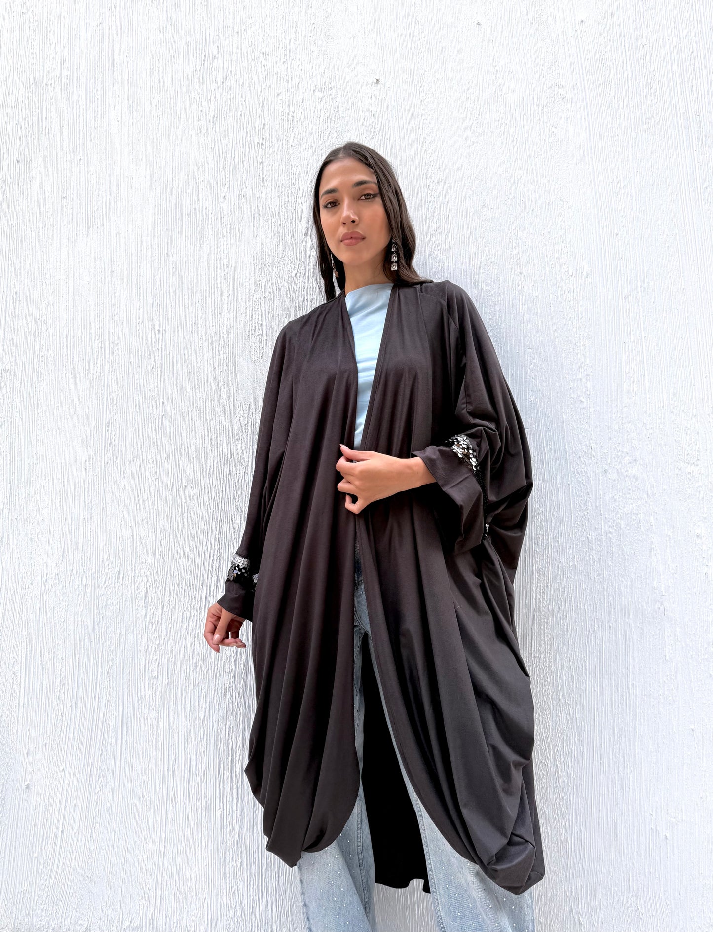 The Flow Kaftan In Black