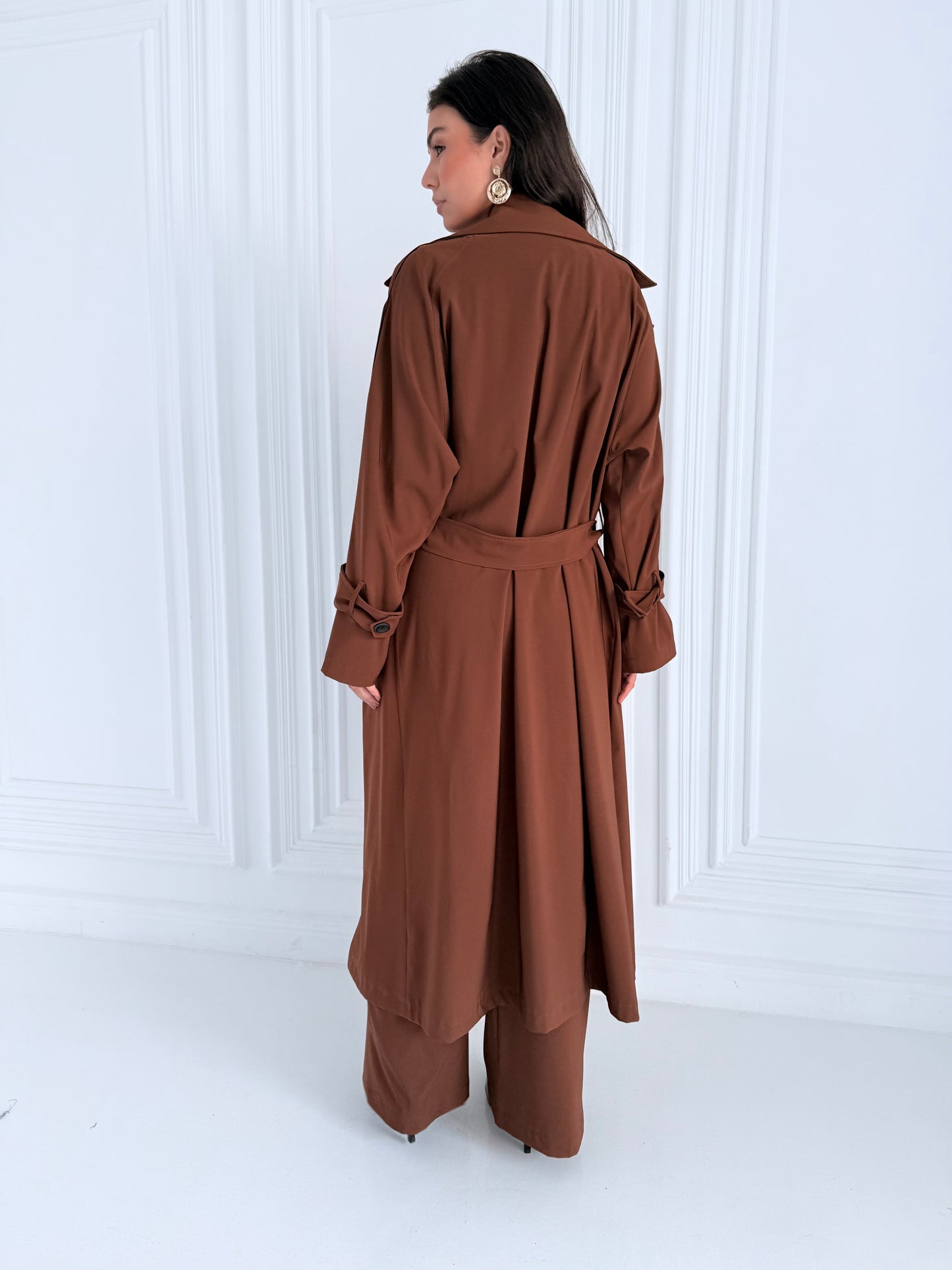 The Muse Trench In Brown
