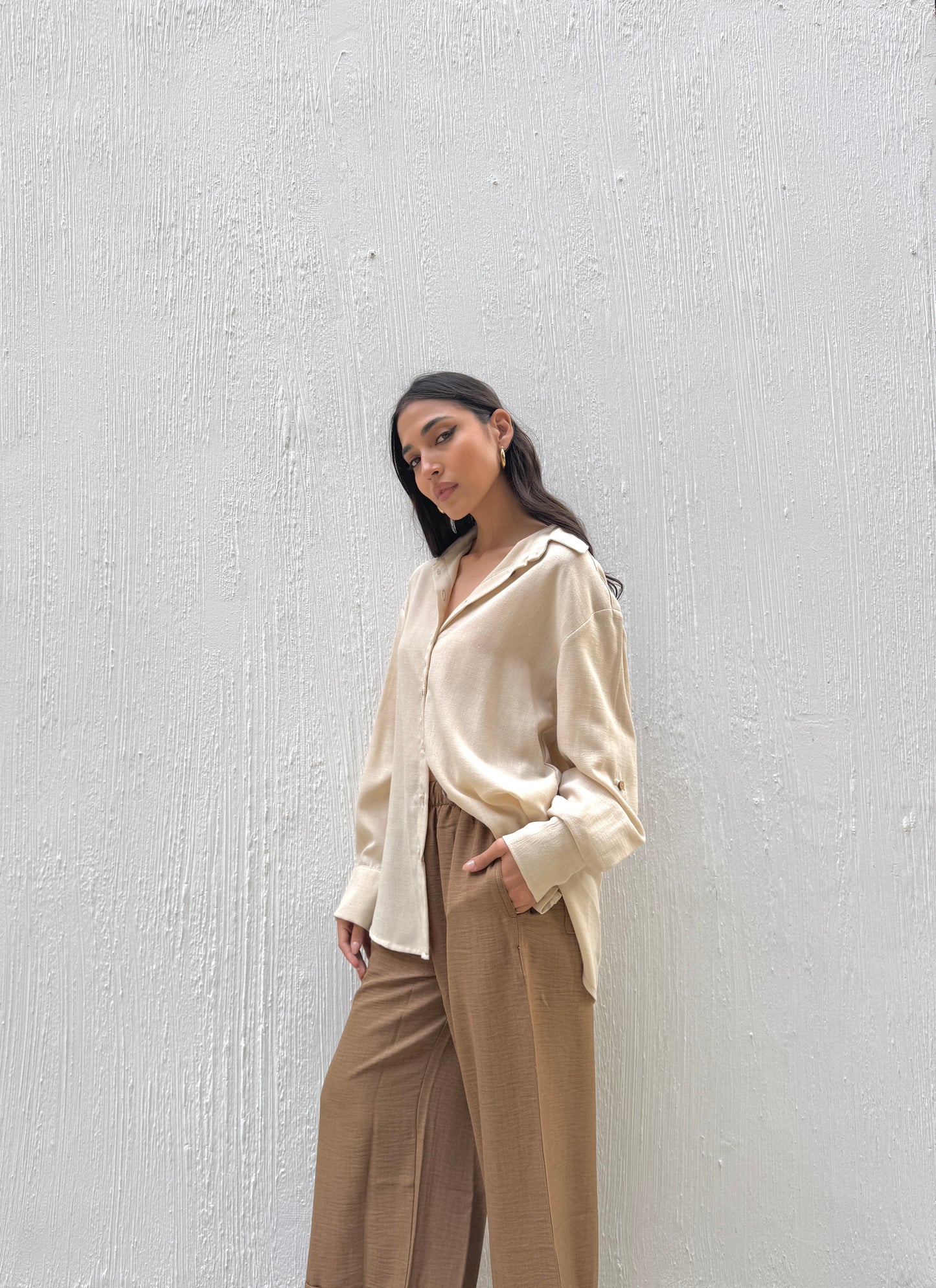 Velora Shirt In Beige