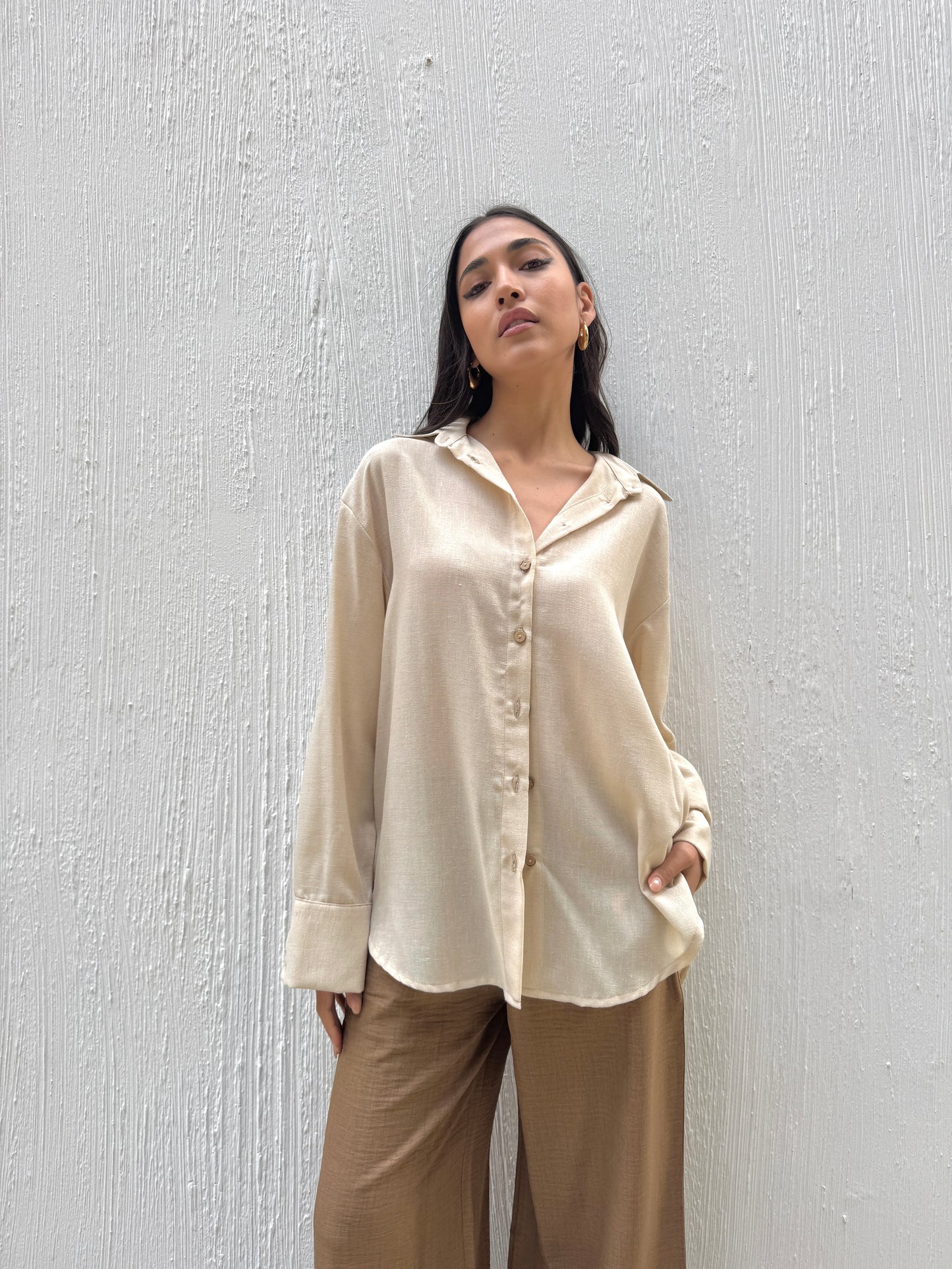 Velora Shirt In Beige