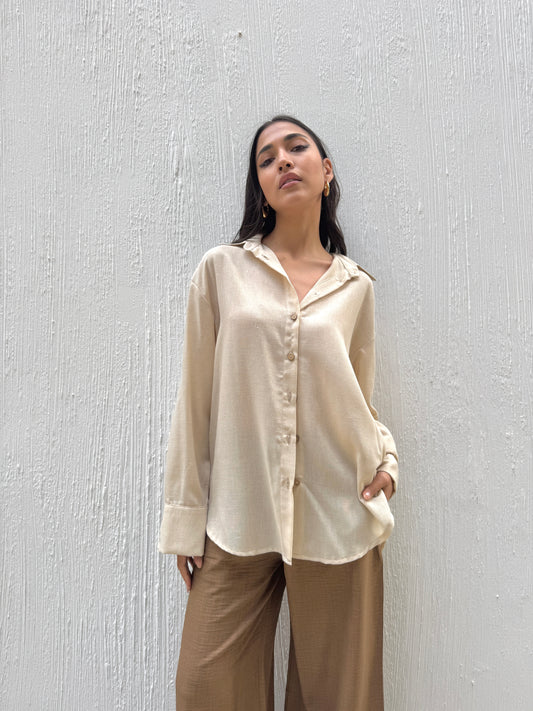 Velora Shirt In Beige